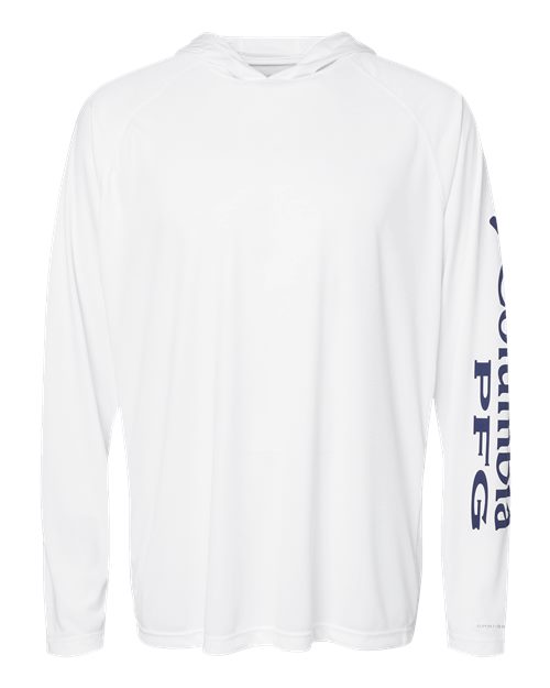 Columbia 212482 Men's PFG Terminal Tackle Hooded Long Sleeve T-Shirt