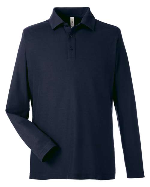 CORE365 CE112L Men's Fusion ChromaSoft Long Sleeve Pique Polo
