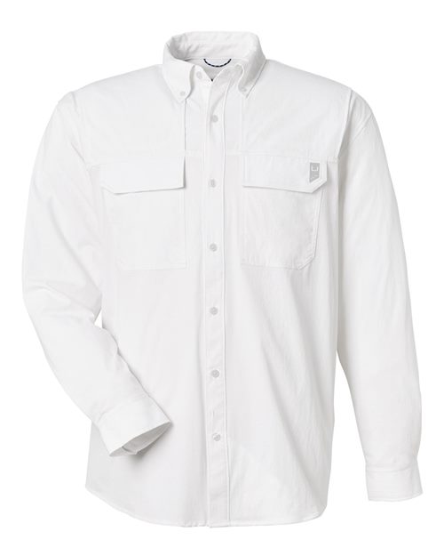 HUK H150184 Men's Creekbed Pocket Fishing Shirt