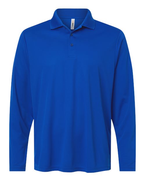 CORE365 CE108L Men's Nova Performance Long Sleeve Pique Polo - Custom Decorated