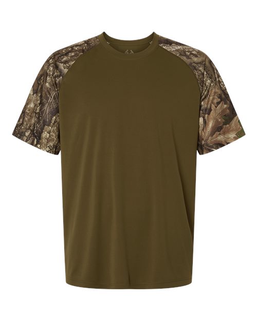RealTree RT2103 Unisex Realtree Performance Colorblock T-Shirt