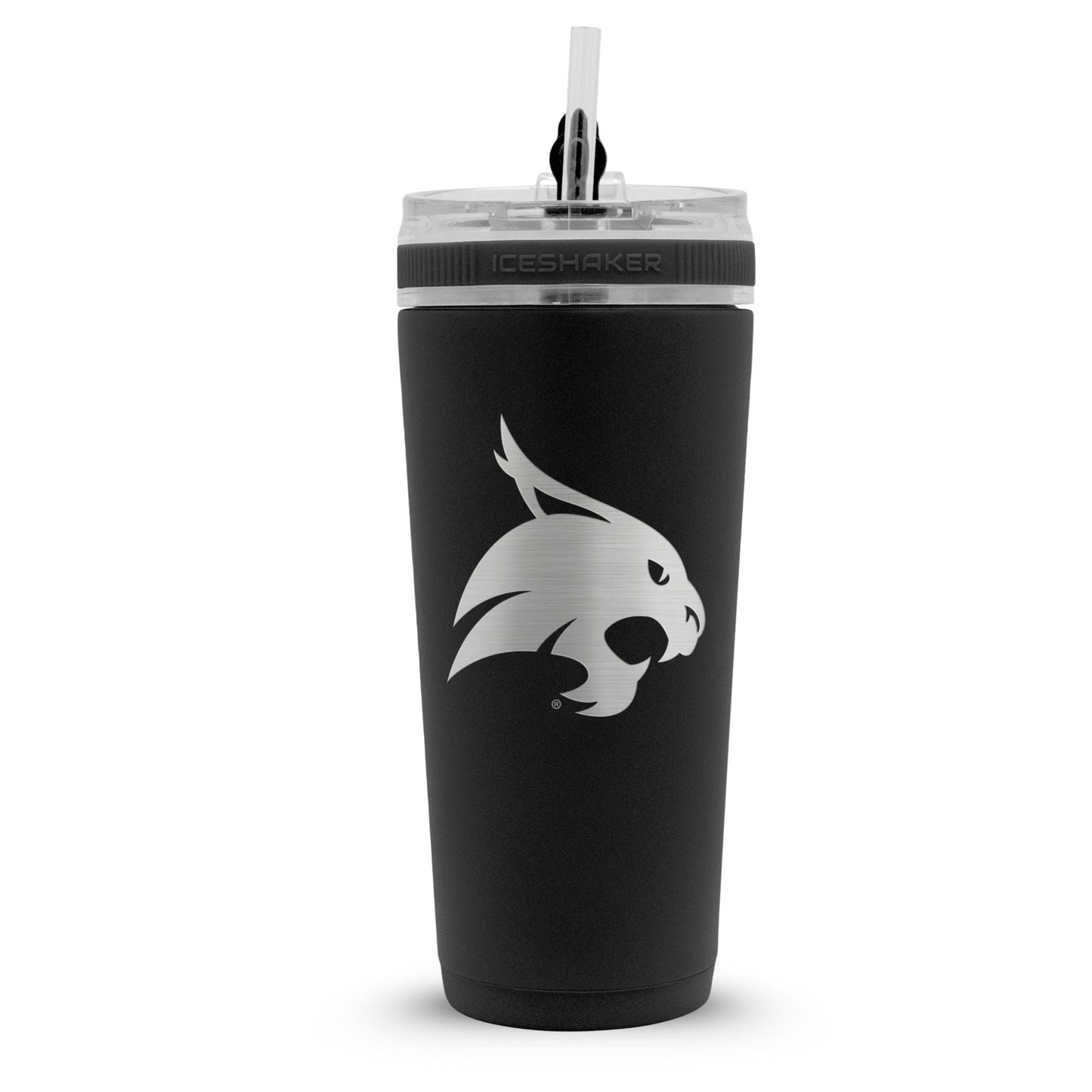 Officially Licensed Texas State Bobcats 26oz Flex Bottle - Black