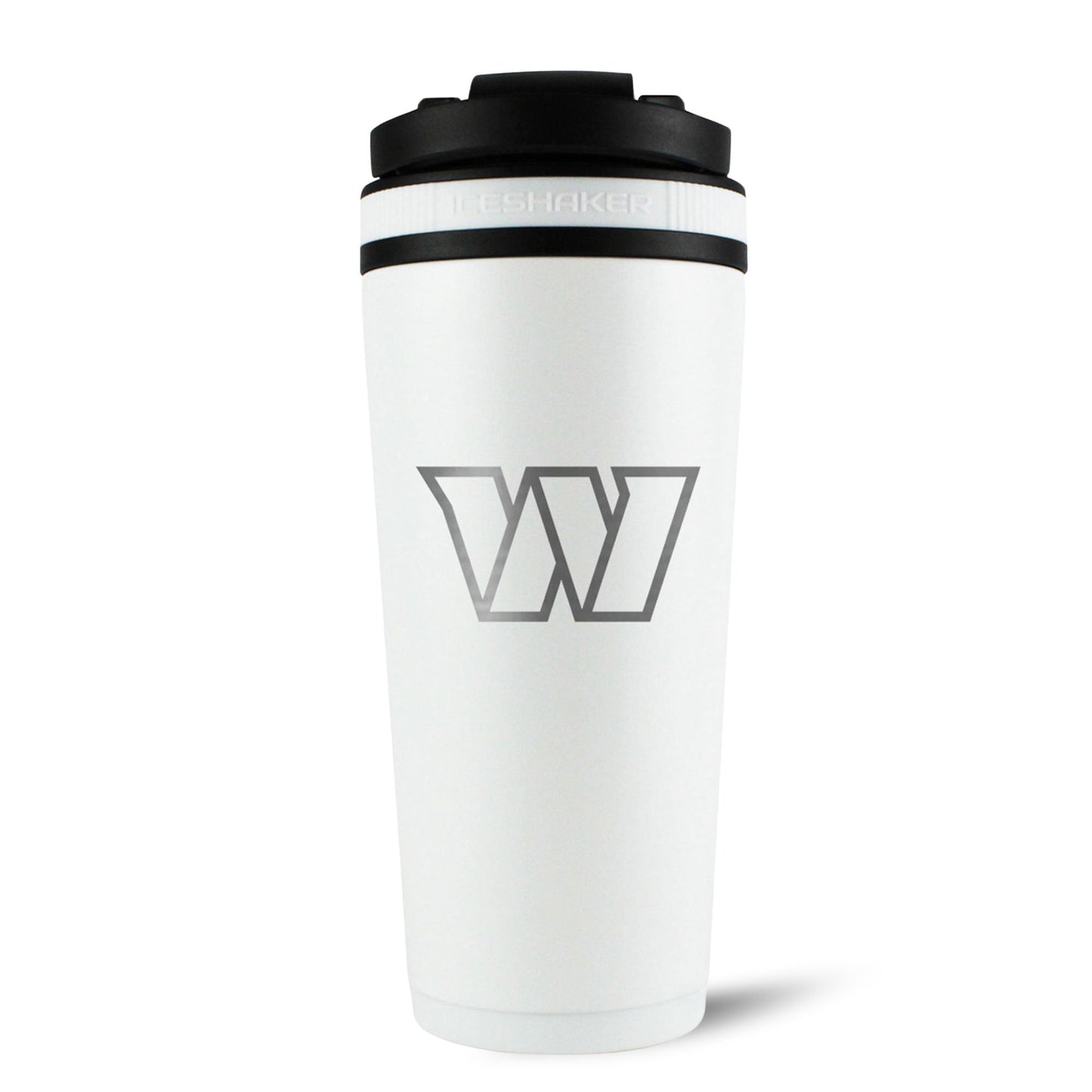 Officially Licensed Washington Commanders 26oz Ice Shaker - White