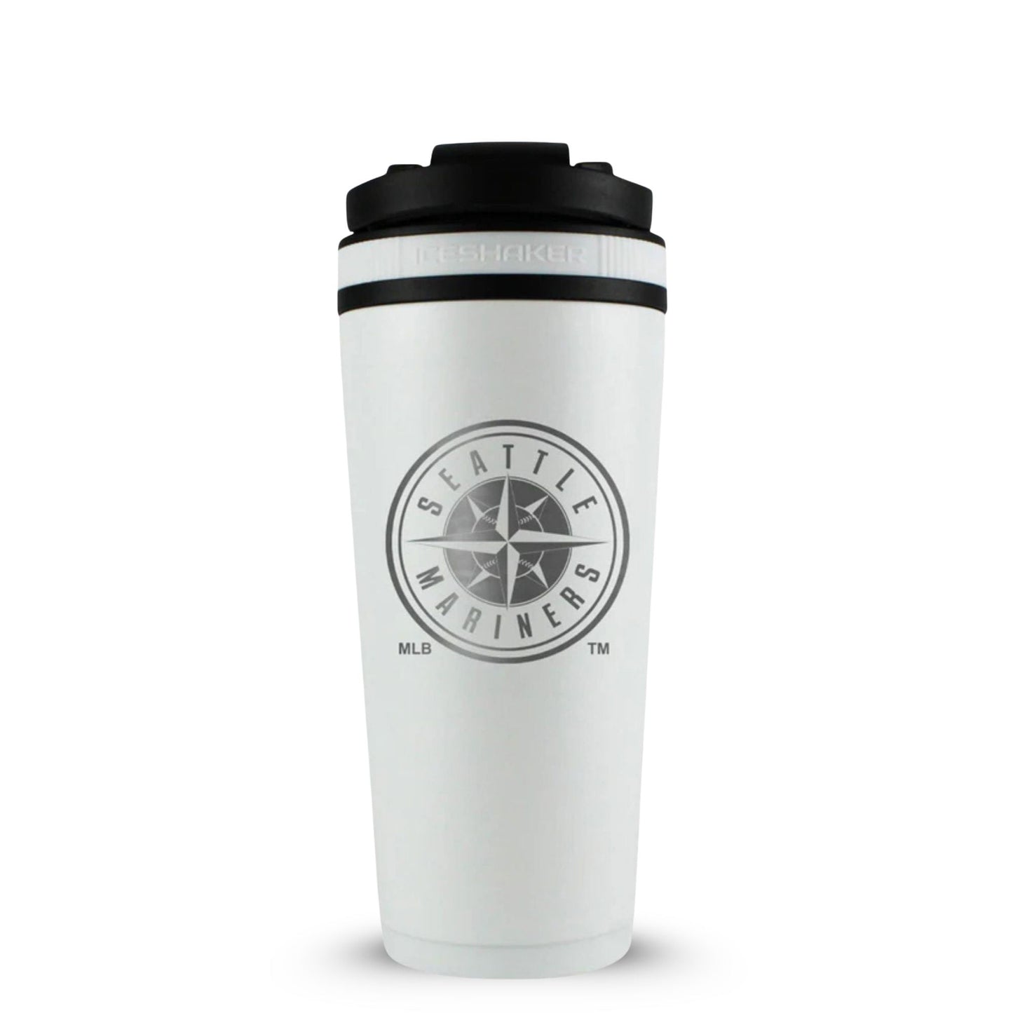 Officially Licensed Seattle Mariners 26oz Ice Shaker - White