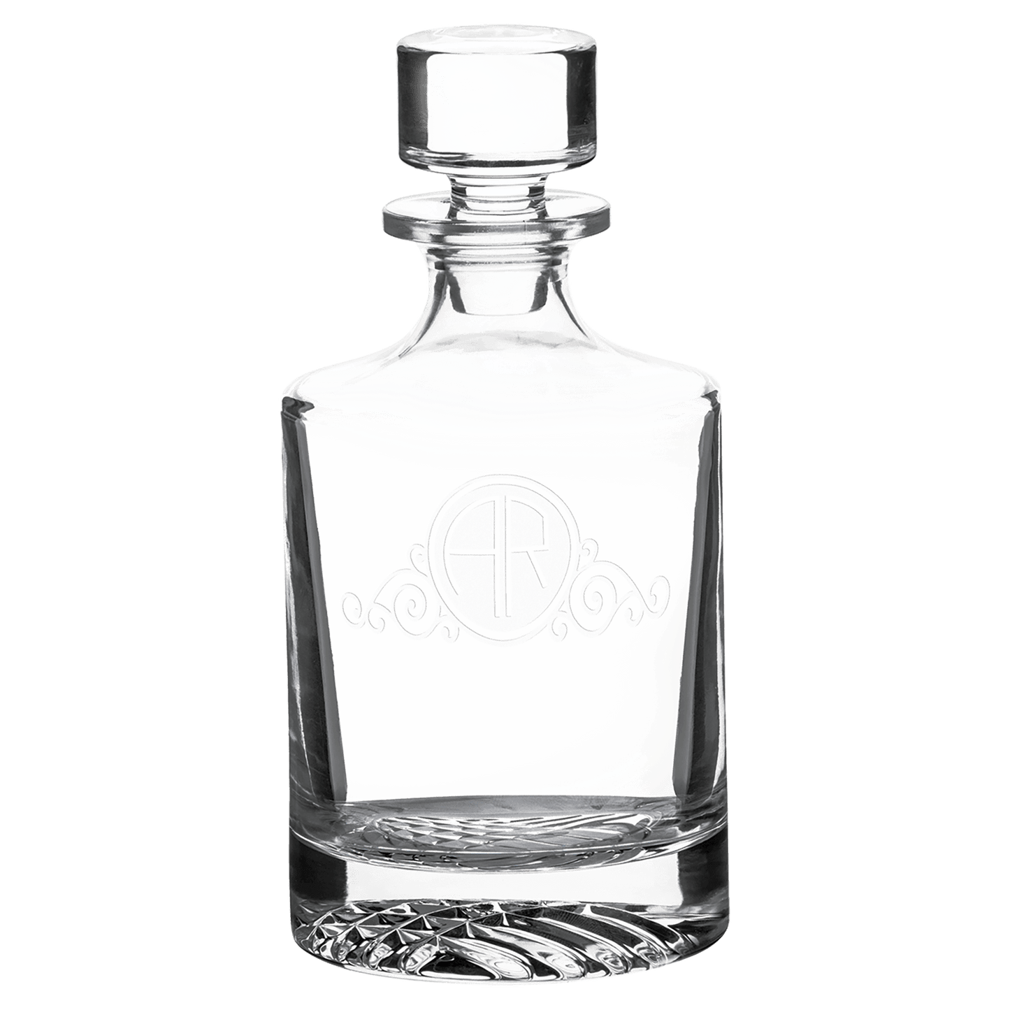 polar-camel-round-glass-decanter