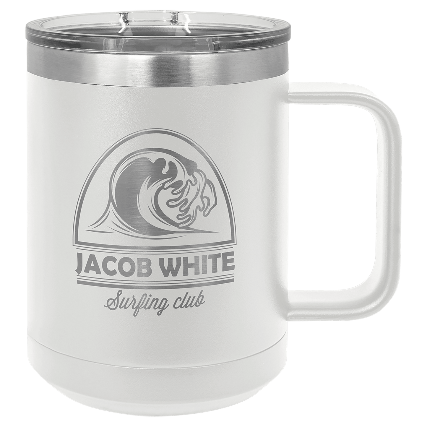 Polar Camel 15 oz Coffee Mug with Slider Lid