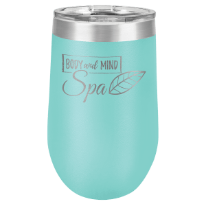 Teal 16 oz. Polar Camel Stemless Tumbler