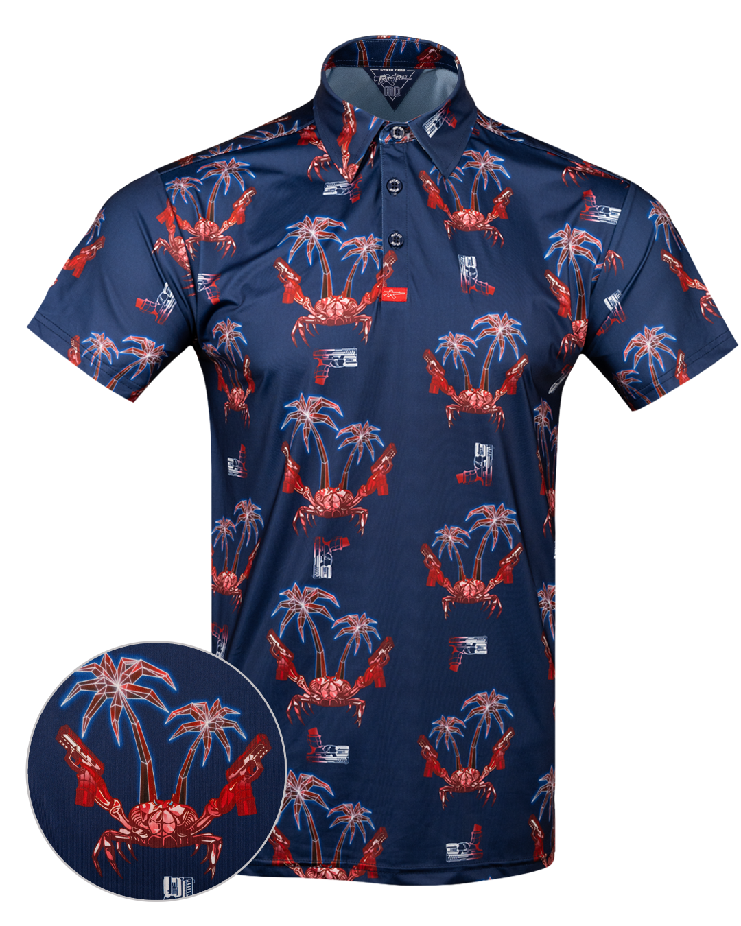 Synth Crab (Patriotic) Polo