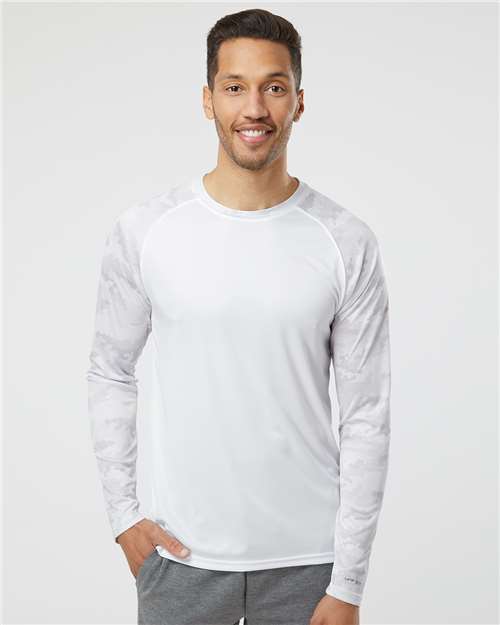 Paragon 216P Cayman Performance Camo Colorblocked Long Sleeve T-Shirt