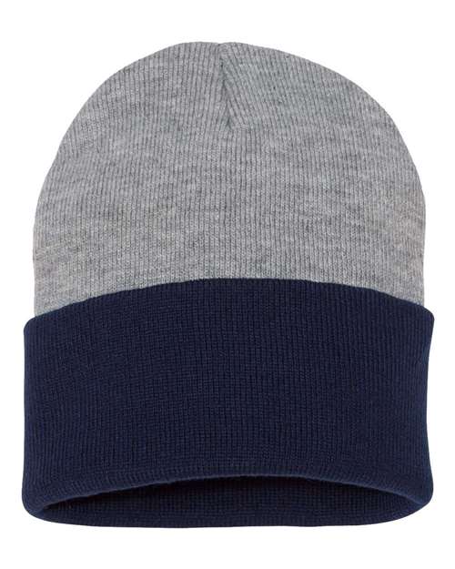 Sportsman SP12T 12" Color Blocked Cuffed Beanie
