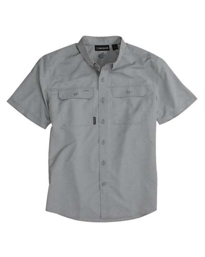 DRI DUCK 4445 Men's Crossroad Woven Short Sleeve Shirt