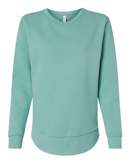 LAT 3525 Women's Weekend Fleece Crewneck Sweatshirt