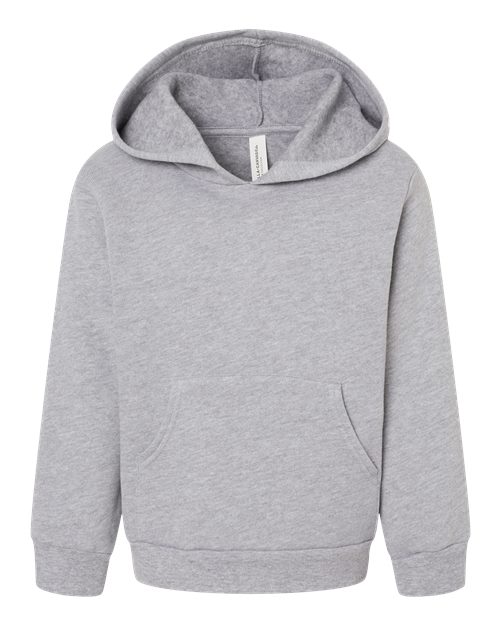 BELLA + CANVAS 3719T Toddler Sponge Fleece Pullover Hoodie Sweatshirt - Custom Decorated
