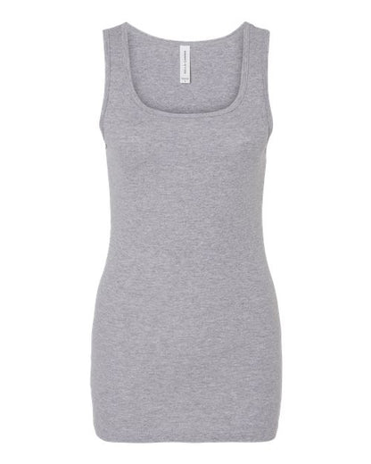BELLA + CANVAS 1081 Women's Micro Rib Tank - Custom Decorated