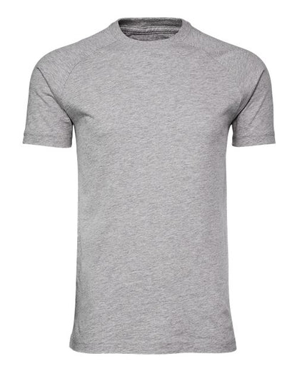 BELLA + CANVAS 3201 Men's Heather CVC Raglan Tee - Custom Decorated