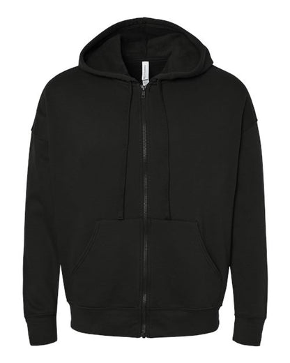 BELLA + CANVAS 3759 Unisex Sponge Fleece DTM Full-Zip Hoodie Sweatshirt