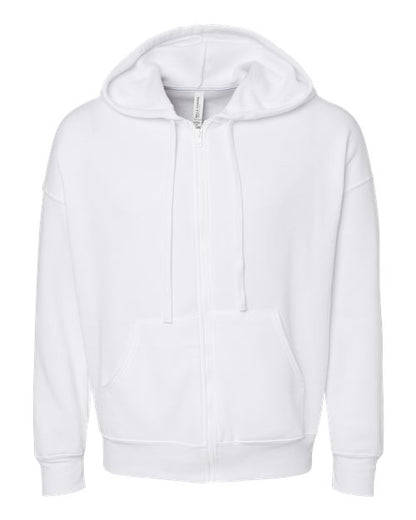 BELLA + CANVAS 3759 Unisex Sponge Fleece DTM Full-Zip Hoodie Sweatshirt