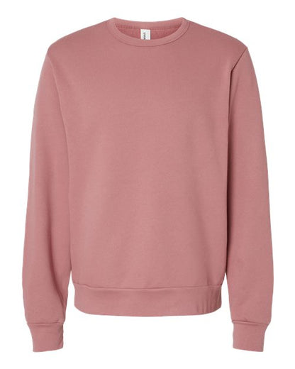 BELLA + CANVAS 3911 Unisex Sponge Fleece Classic Crewneck Sweatshirt