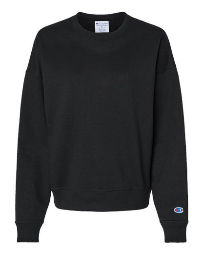 Champion SL650 Women's Powerblend Crewneck Sweatshirt - Custom Decorated