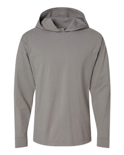 ComfortWash by Hanes GDH280 Unisex Garment-Dyed Jersey Hooded Long Sleeve T-Shirt