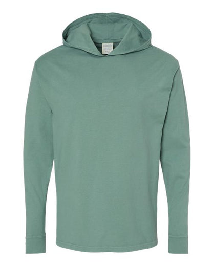 ComfortWash by Hanes GDH280 Unisex Garment-Dyed Jersey Hooded Long Sleeve T-Shirt
