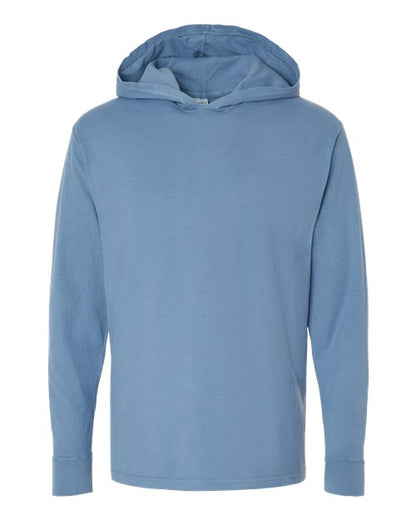 ComfortWash by Hanes GDH280 Unisex Garment-Dyed Jersey Hooded Long Sleeve T-Shirt