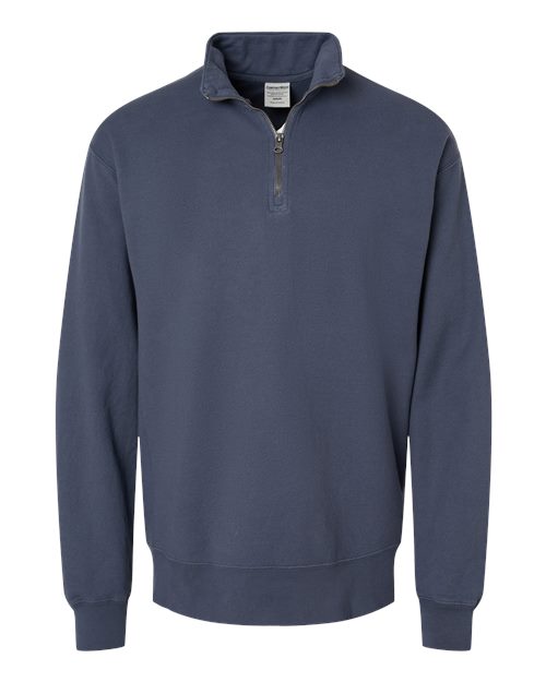 ComfortWash by Hanes GDH425 Unisex Garment-Dyed Quarter-Zip Sweatshirt - Custom Decorated