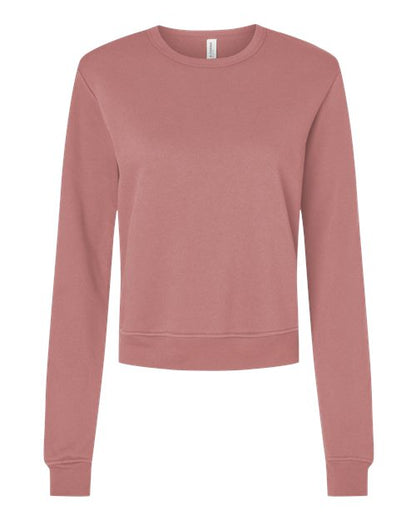 BELLA + CANVAS 7511 Women's Sponge Fleece Crewneck Sweatshirt
