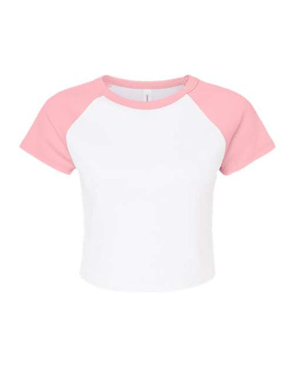 BELLA + CANVAS 1201 Women's Micro Rib Raglan Baby Tee