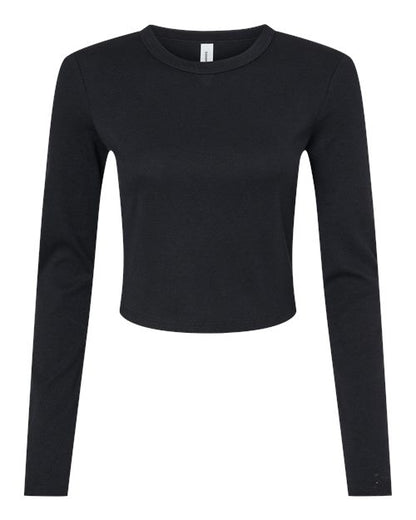 BELLA + CANVAS 1501 Women's Micro Rib Long Sleeve Baby Tee