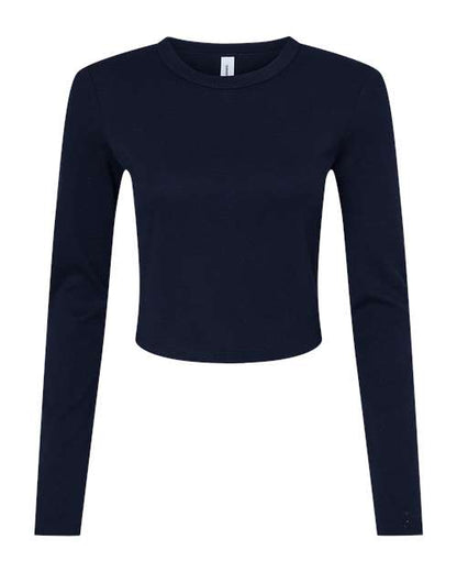 BELLA + CANVAS 1501 Women's Micro Rib Long Sleeve Baby Tee
