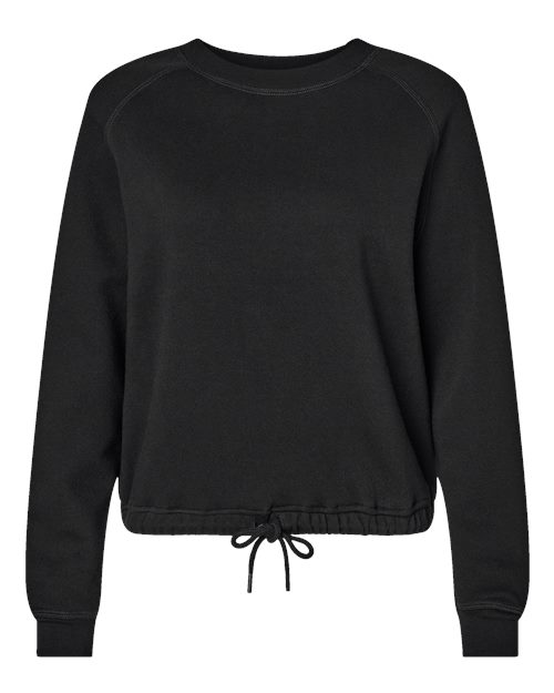 LAT 3528 Women's Relaxed 3-End Boxy Fleece Crewneck Sweatshirt - Custom Decorated