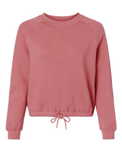 LAT 3528 Women's Relaxed 3-End Boxy Fleece Crewneck Sweatshirt