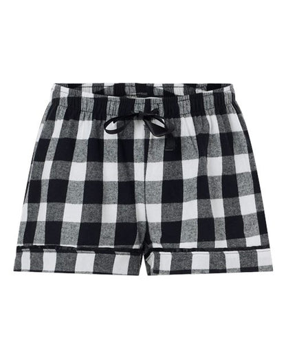 Boxercraft BW6501 Women's Flannel Shorts - Custom Decorated