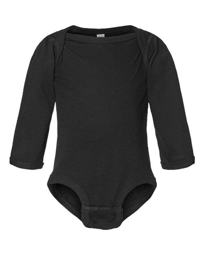 Rabbit Skins 4421 Infant Fine Jersey Long Sleeve Bodysuit - Custom Decorated