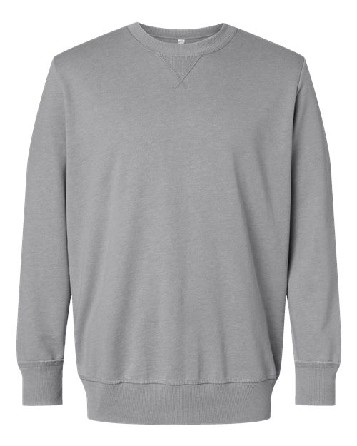 LAT 6935 Unisex Vintage Wash Fleece Crewneck Sweatshirt