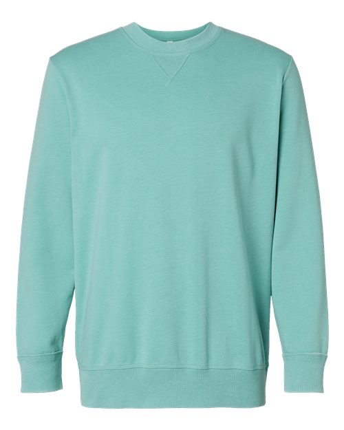 LAT 6935 Unisex Vintage Wash Fleece Crewneck Sweatshirt