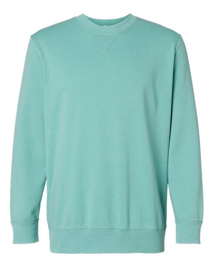 LAT 6935 Unisex Vintage Wash Fleece Crewneck Sweatshirt