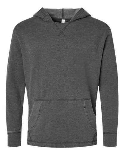 LAT 6936 Unisex Vintage Wash Fleece Hoodie Sweatshirt - Custom Decorated