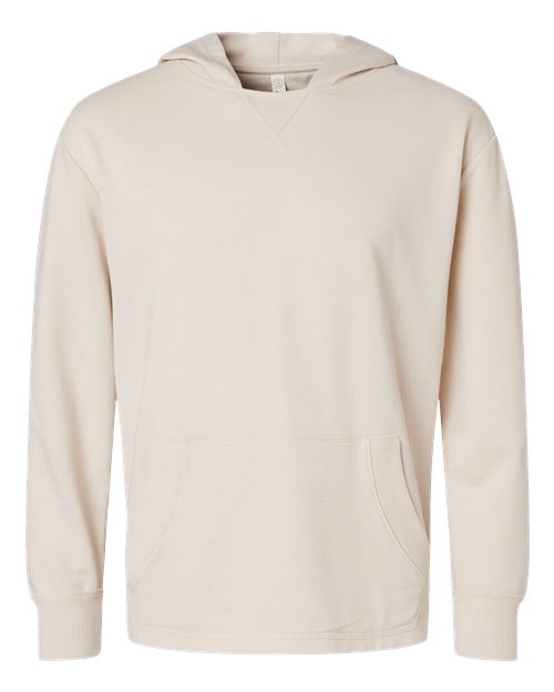 LAT 6936 Unisex Vintage Wash Fleece Hoodie Sweatshirt