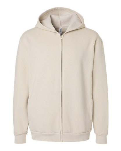 American Apparel RF497 Unisex ReFlex Fleece Full-Zip Hoodie Sweatshirt