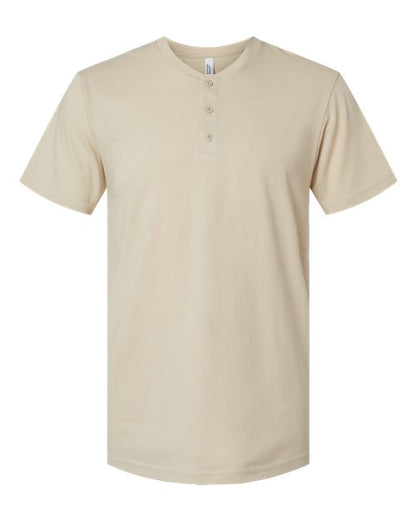 American Apparel 2004CVC Unisex CVC Henley Tee