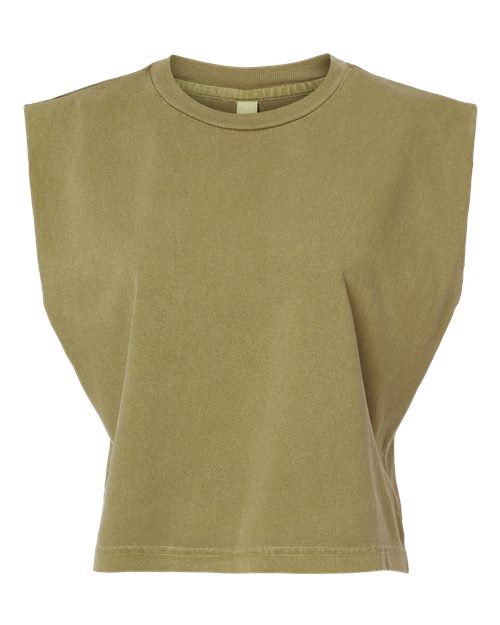 American Apparel 307GD Women's Garment-Dyed Heavyweight Muscle Tee - Custom Decorated