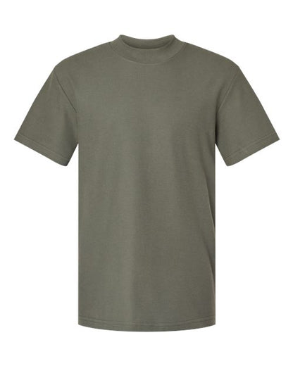 American Apparel 1PQ Unisex Pique Mockneck Tee