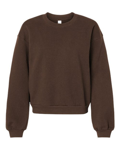 American Apparel RF494 Women's ReFlex Fleece Crewneck Sweatshirt