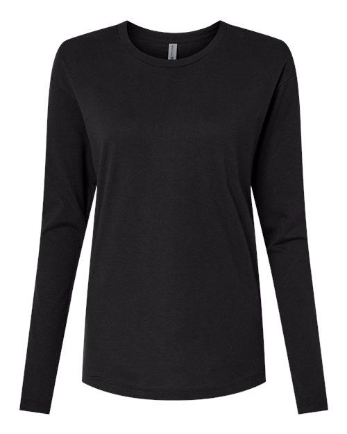 Next Level 3911 Women's Cotton Relaxed Long Sleeve T-Shirt - Custom Decorated