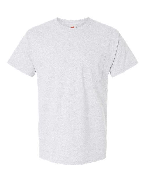 Hanes 5290P Essential-T Pocket T-Shirt - Custom Decorated