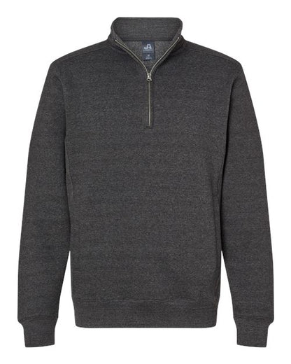 J. America 8717 Unisex Heavyweight Fleece Quarter-Zip Sweatshirt