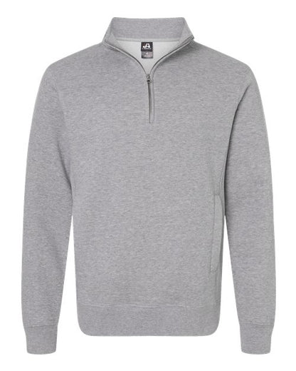 J. America 8717 Unisex Heavyweight Fleece Quarter-Zip Sweatshirt