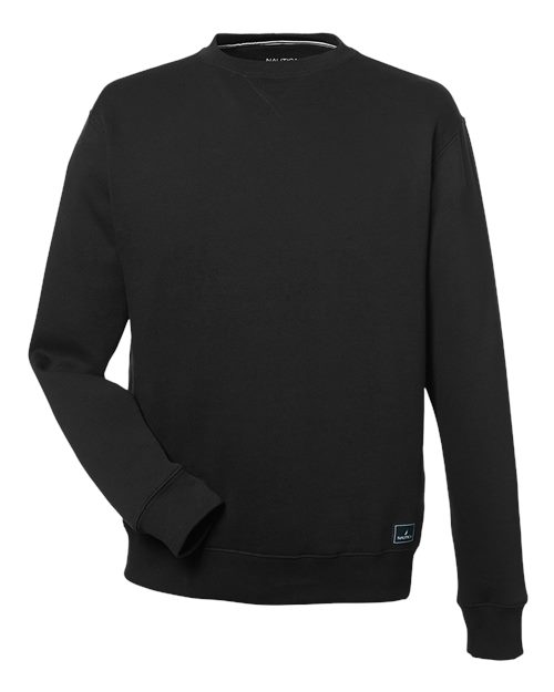 Nautica N17175 Unisex Anchor Fleece Crewneck Sweatshirt - Custom Decorated